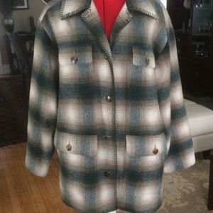 Lord and Taylor plaid coat
